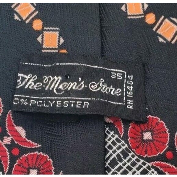 Sears‎ Tie The Mens Store Multicolor Striped Shapes 55.5" - Picture 5 of 5